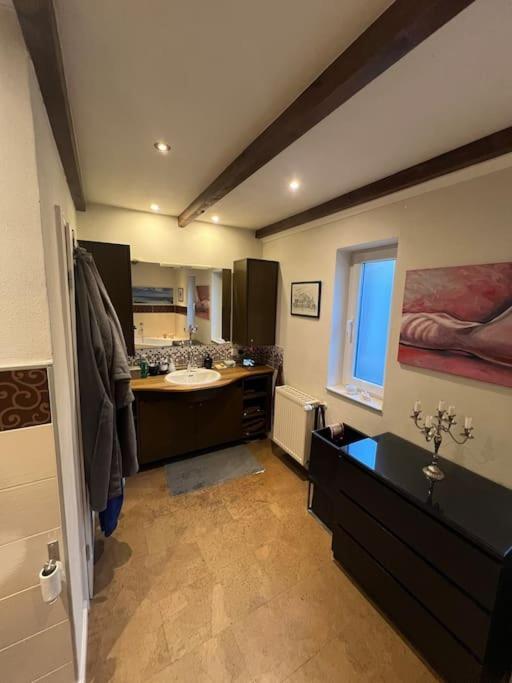 סנדה Luxurioeses Ferienhaus Am Ems Jade Kanal מראה חיצוני תמונה
